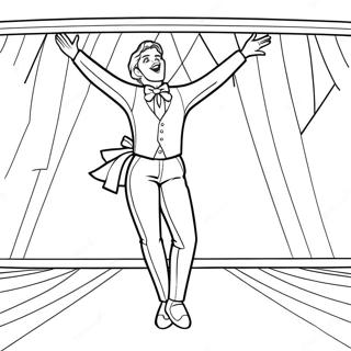 Talent Show Coloring Pages