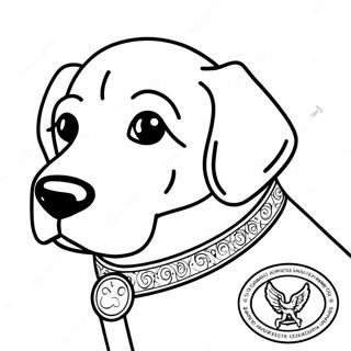 Service Dog Coloring Pages