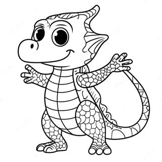 Gekko In Spooky Costume Coloring Page 47134-39225