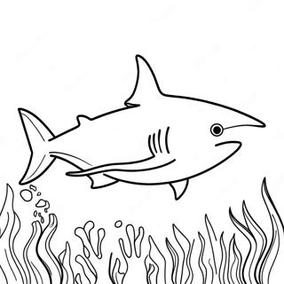 Bull Shark Coloring Pages