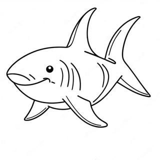 Bull Shark Coloring Page 47153-39231