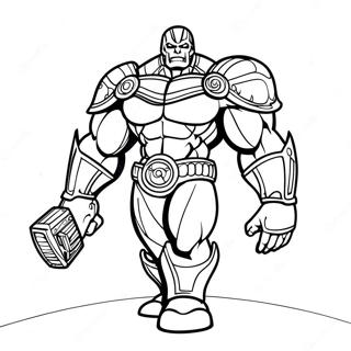 Red Titan Coloring Pages