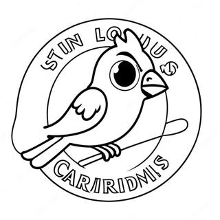 St Louis Cardinals Coloring Pages