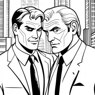 Two Face Coloring Pages