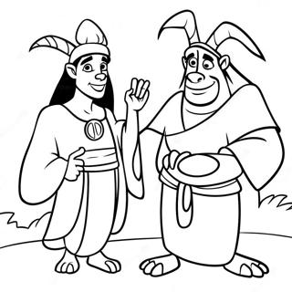 Emperor S New Groove Coloring Page 47213-39274