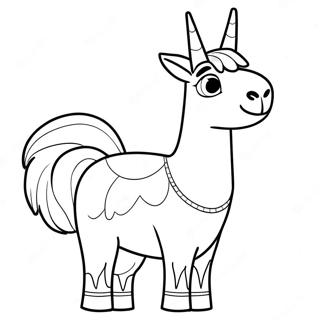 Kuzco In His Llama Form Coloring Page 47214-39286