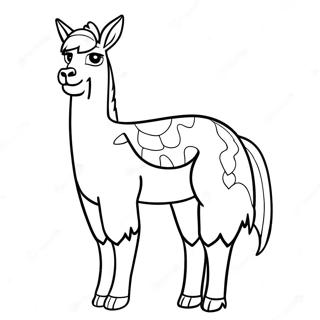 Kuzco In His Llama Form Coloring Page 47214-39288