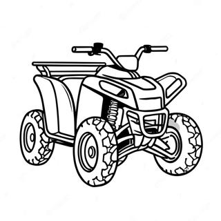 Four Wheeler Coloring Page 4721-3793