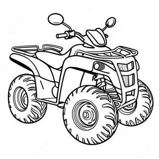 Four Wheeler Coloring Page 4721-3794