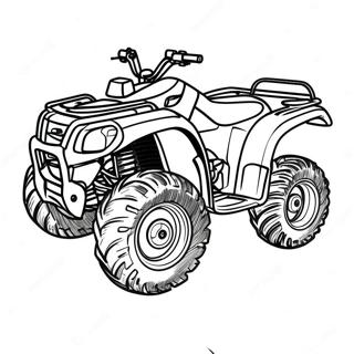 Four Wheeler Coloring Page 4721-3795