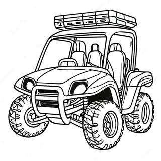 Cool Off Road Four Wheeler Coloring Page 4722-3797