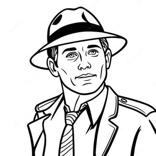 Detective Coloring Page 47283-39335