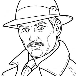 Detective Coloring Page 47283-39336