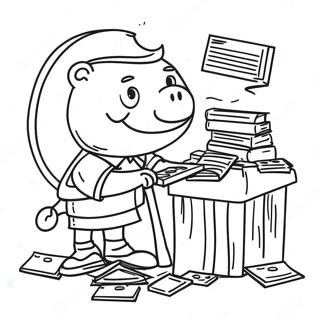 Financial Literacy Coloring Page 47293-39347