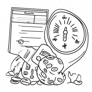 Budgeting Basics Coloring Page 47294-39354