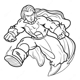 Dynamic Force In Action Coloring Page 47304-39357