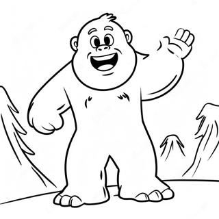 Abominable Snowman Coloring Page 47313-39362