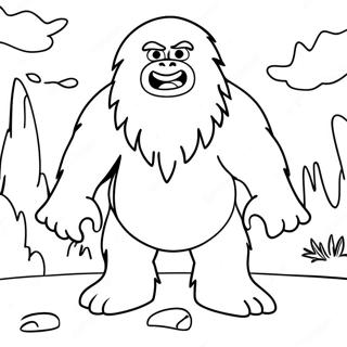 Abominable Snowman Coloring Page 47313-39363