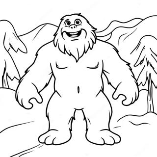 Abominable Snowman Coloring Page 47313-39364