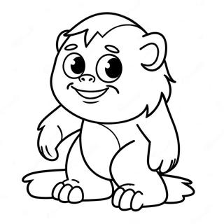 Cute Abominable Coloring Page 47314-39365