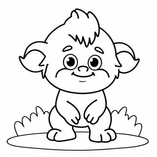 Cute Abominable Coloring Page 47314-39366