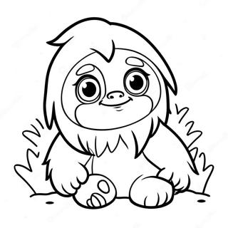 Cute Abominable Coloring Page 47314-39368