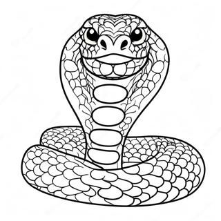 Realistic Snake Coloring Pages