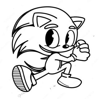 Vector Sonic Coloring Page 47333-39384