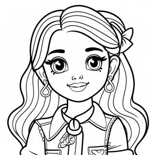 Rainbow High Jade Coloring Pages