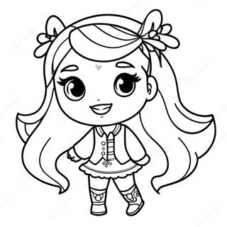 Jade From Rainbow High In Stylish Outfit Coloring Page 47344-39388