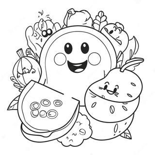 Funny Pun Illustrations Coloring Page 47354-39402