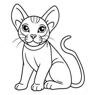 Sphynx Cat Coloring Page 47383-39430