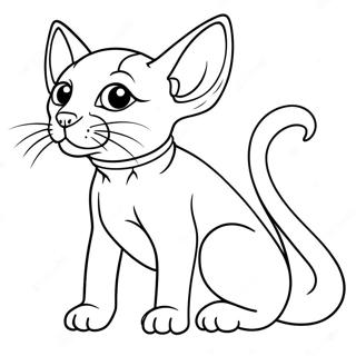 Sphynx Cat Coloring Page 47383-39432