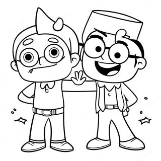 Fairly Odd Parents Coloring Page 4741-3812