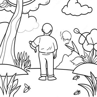 Colorful Garden Of Eden Coloring Page 47454-39480