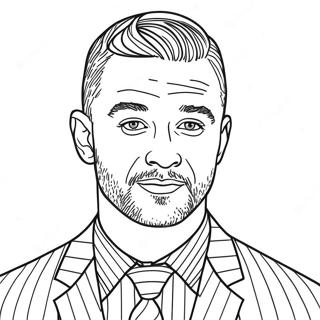 Justin Timberlake Coloring Pages