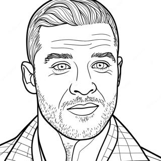 Justin Timberlake Coloring Page 47463-39482