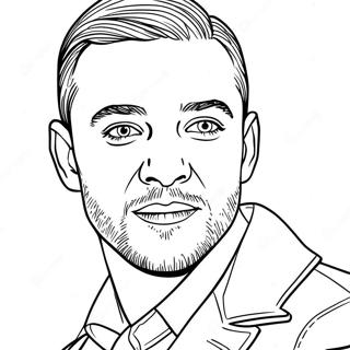 Justin Timberlake Coloring Page 47463-39483