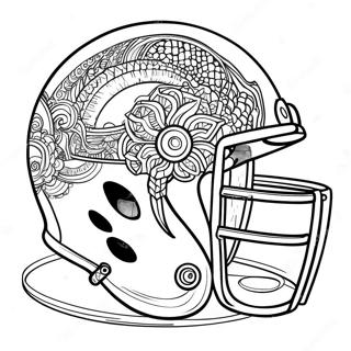 Alabama Football Logo Coloring Page 47483-39495