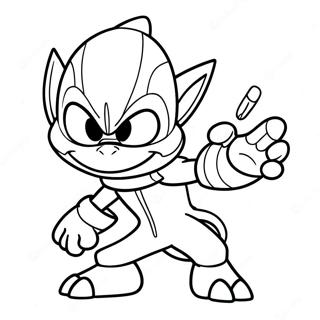 Espio Character Coloring Page 47503-39515