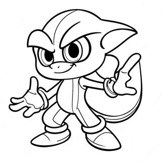 Espio Character Coloring Page 47503-39516