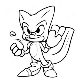 Espio In Action Coloring Page 47504-39520