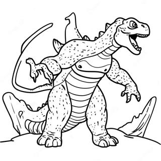 Realistic Godzilla Coloring Page 47513-39522