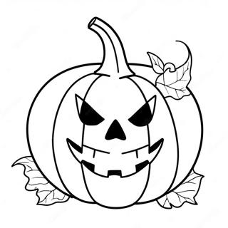 Spooky Samhain Pumpkin Coloring Page 47524-39538