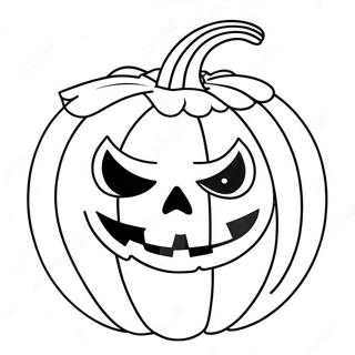 Spooky Samhain Pumpkin Coloring Page 47524-39539