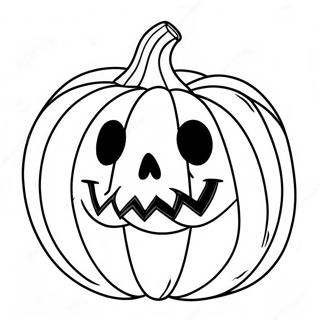 Spooky Samhain Pumpkin Coloring Page 47524-39540