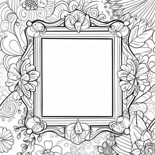 Picture Frame Coloring Page 47584-39570