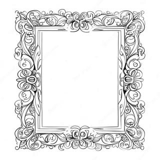 Picture Frame Coloring Page 47584-39572