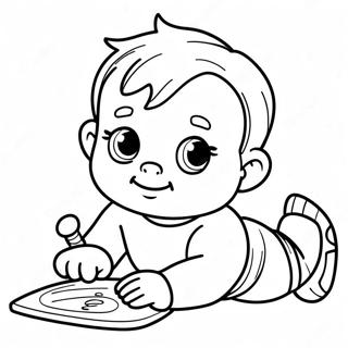 Baby Boy Coloring Page 47594-39595