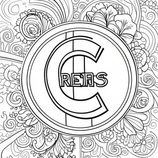 Cincinnati Reds Logo Coloring Page 47624-39606